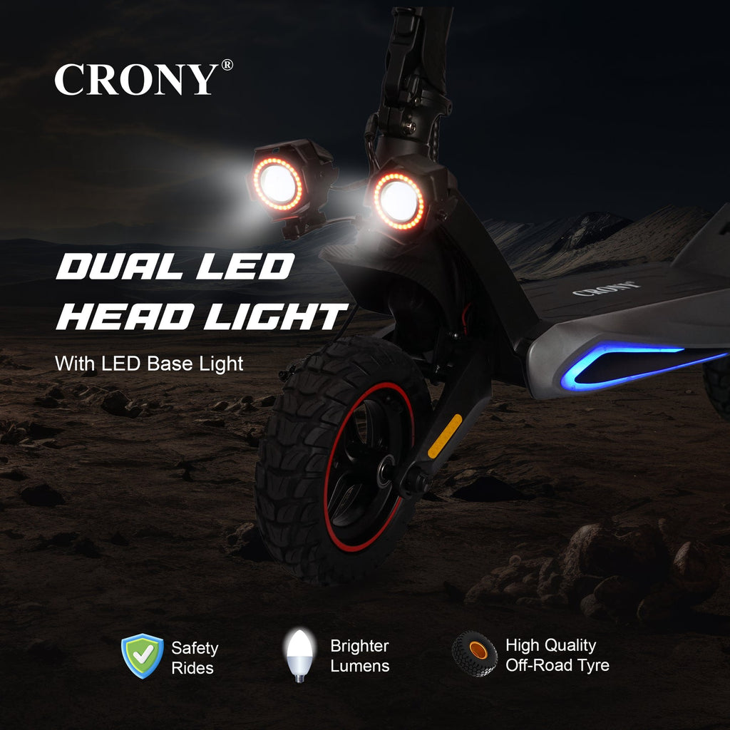 T2 Electric Scooter for Adults Range Front and Rear Suspension Disc Brakes Aluminum Frame E Bike with APP