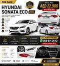 Hyundai Sonata Eco 2015 – Fuel Efficient Sedan | UAE Ready | Clean & Comfortable Drive