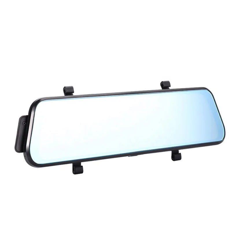 Dual-Camera pushbutton dashcam Car Video Recorder 1080P Dual Lens Dvr Dash Cam 10 Inch Touch Car Camera